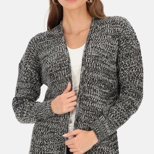 No Comment Black Gray Sweater Sz 1X